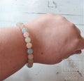 Cotton Candy Bracelet on wrist ladies handmade beaded bracelets from your premier jewelry dealer